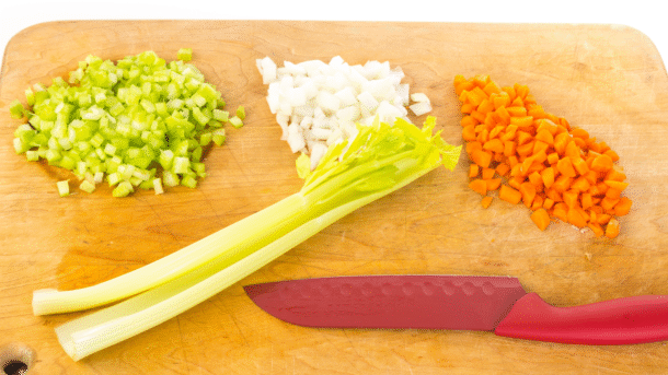 How to Small Dice Onions, Carrots & Celery Like a Pro!