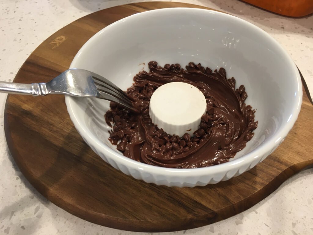 Stir with a fork to break up any remaining chunks.